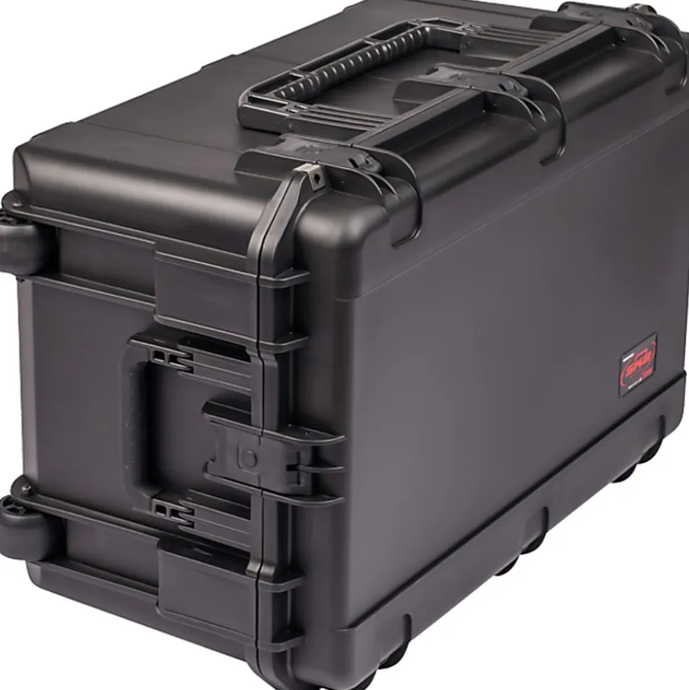 SKB Cases iSeries Large Protective Case With Cubed Foam And Wheels, 29" x 18" x 14", Black