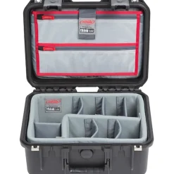SKB Cases iSeries Protective Case With Padded Dividers And Lid Divider, 12-1/2