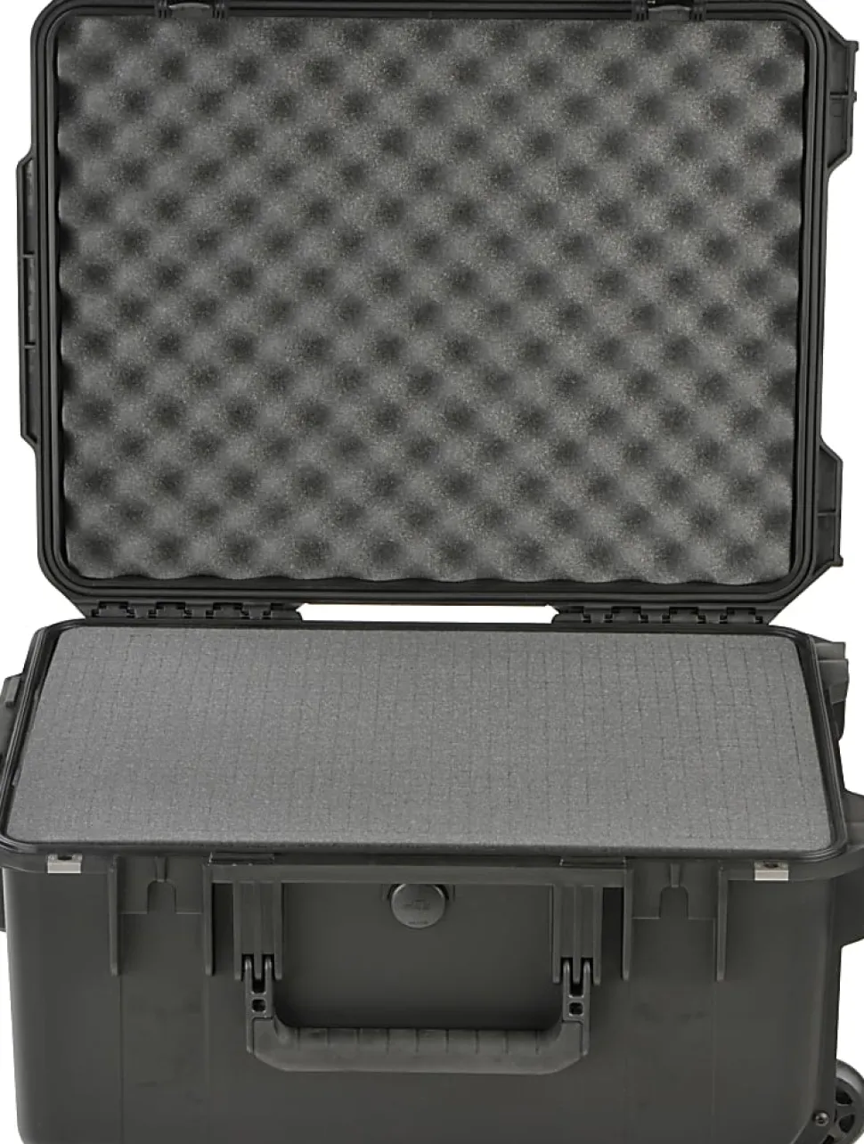 SKB Cases iSeries Protective Case With Layered Foam Interior And 2-Stage Pull Handle, 20-1/2"H x 15-1/2"W x 10"D, Black