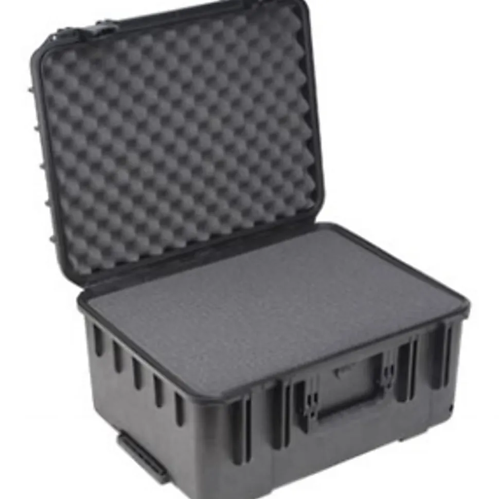 SKB Cases iSeries Protective Case With Layered Foam Interior And 2-Stage Pull Handle, 20-1/2"H x 15-1/2"W x 10"D, Black