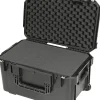SKB Cases iSeries Protective Case With Cubed Foam And Cushion-Grip Handle And Wheels, 22"H x 13"W x 11-7/8"D, Black