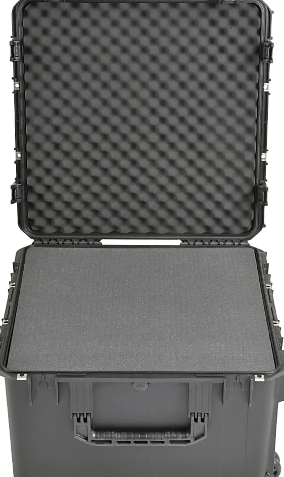 SKB Cases iSeries Protective Case With Cubed Foam And Wheels, 24" x 24", 14", Black
