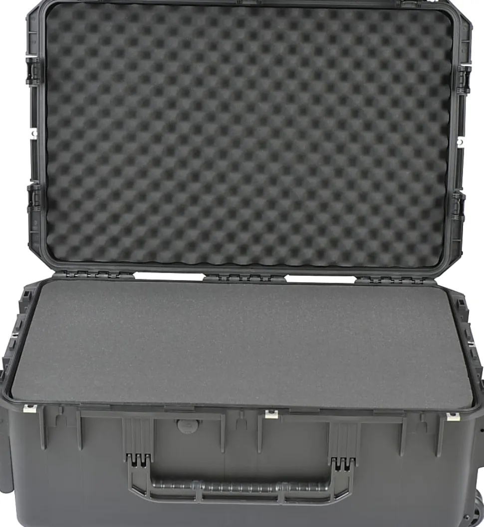 SKB Cases i Series Protective Case With Wheels And Foam, 33-1/2" x 19-1/2" x 12", Black