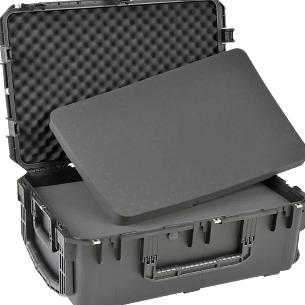SKB Cases i Series Protective Case With Wheels And Foam, 33-1/2" x 19-1/2" x 12", Black
