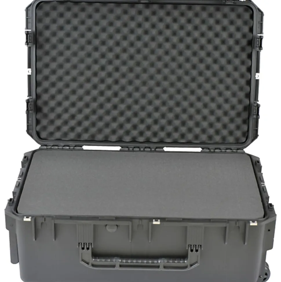 SKB Cases i Series Protective Case With Wheels And Foam, 33-1/2" x 19-1/2" x 12", Black