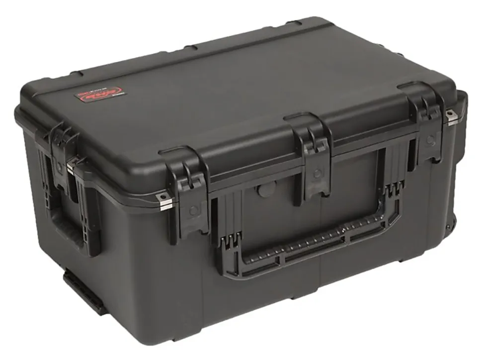 SKB Cases iSeries Protective Case With Layered Foam Interior, Built-In Pull Handle And 2 Wheels, 26"H x 17-1/2"W x 11-7/8"D, Black