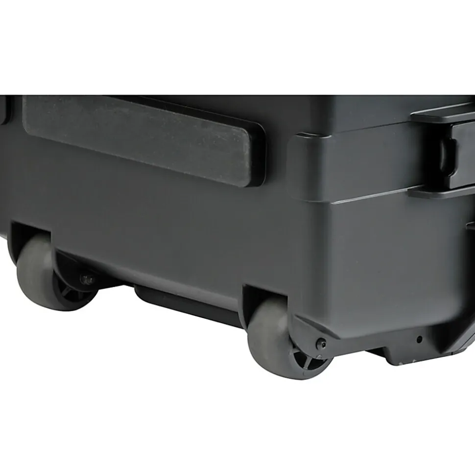 SKB Cases iSeries Protective Case With Foam And Wheels, 56" x 16" x 9", Black