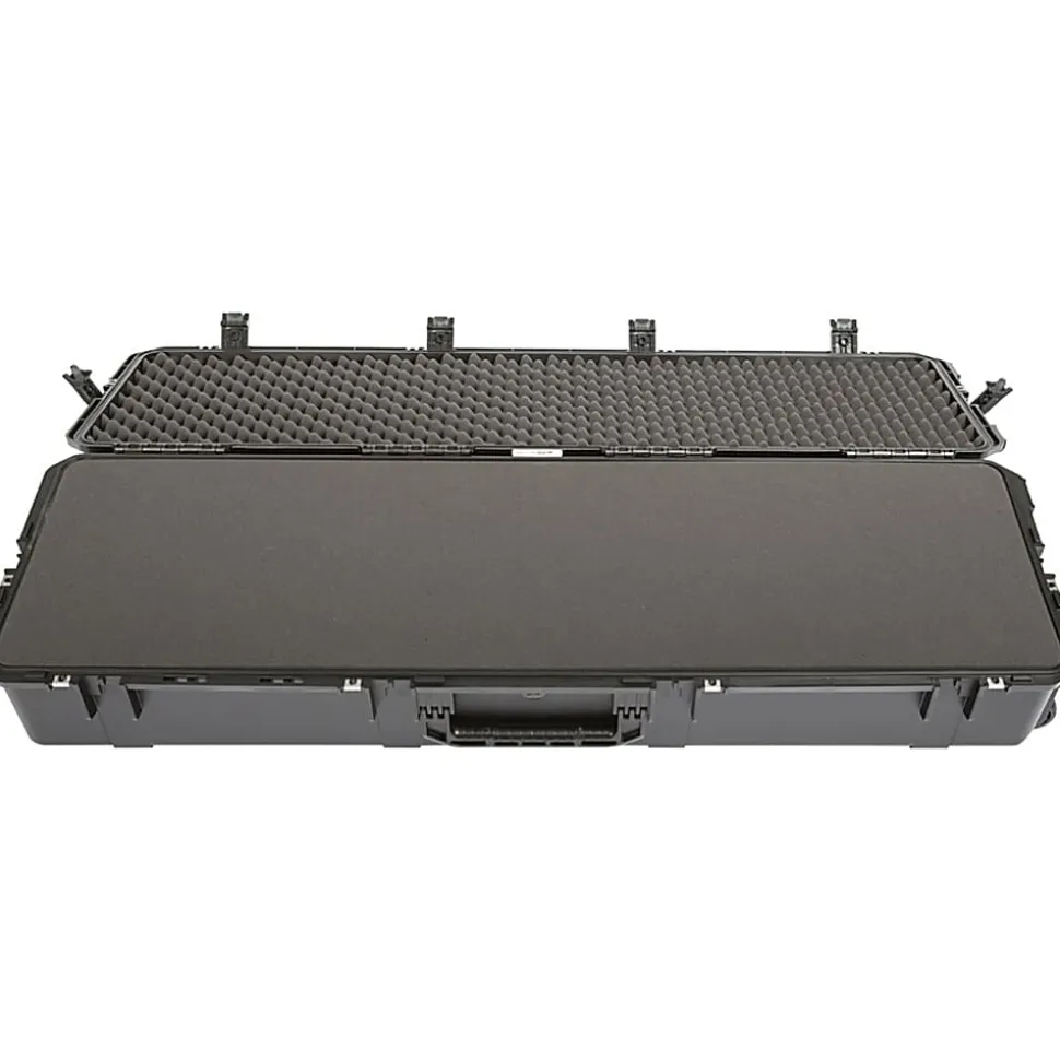 SKB Cases iSeries Protective Case With Foam And Wheels, 56" x 16" x 9", Black