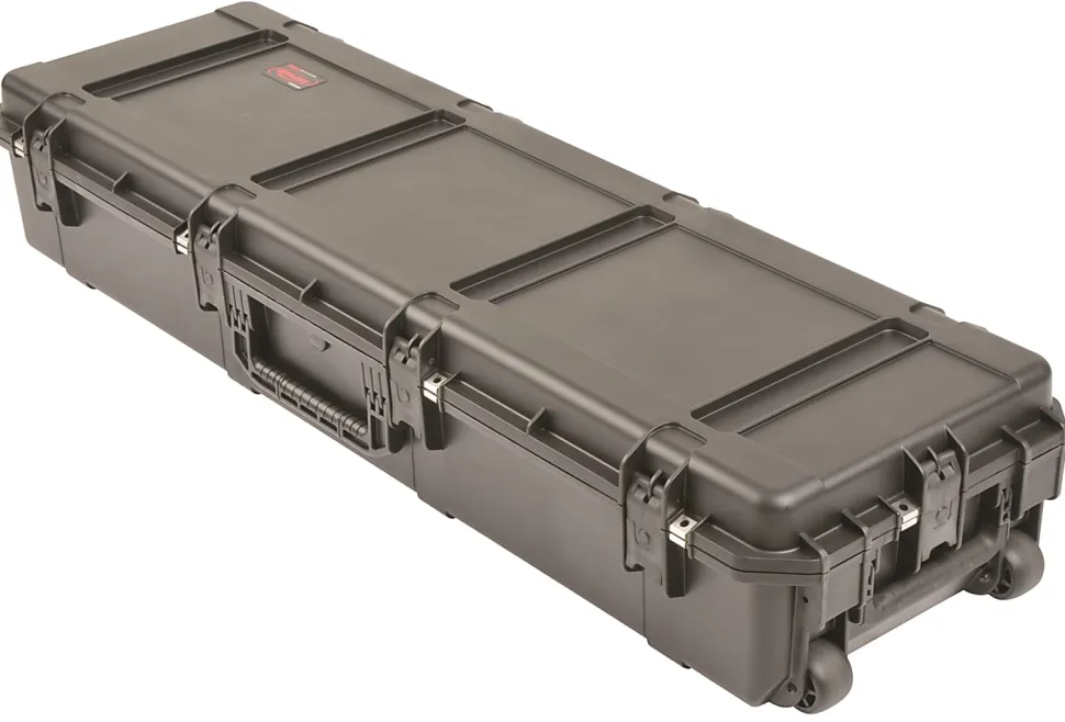 SKB Cases iSeries Protective Case With Foam And Wheels, 56" x 16" x 9", Black