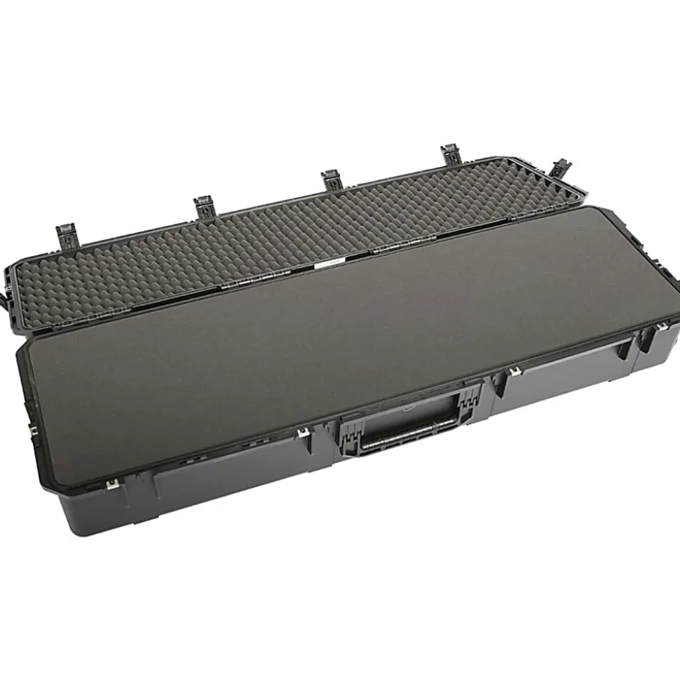 SKB Cases iSeries Protective Case With Foam And Wheels, 56" x 16" x 9", Black