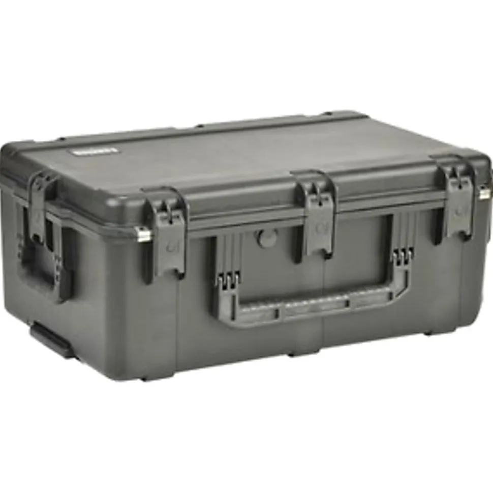 SKB Cases iSeries Protective Case With Layered Foam Interior, Built-In Pull Handle And 2 Wheels, 29"H x 18"W x 10-3/4"D, Black