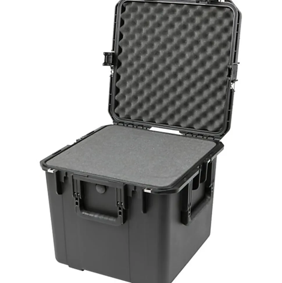 SKB Cases iSeries Protective Case With Cubed Foam Pull-And-Pluck, 17"H x 17"W x 15-3/4"D, Black