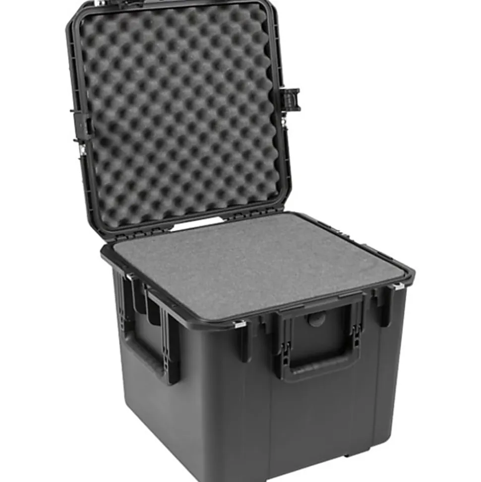 SKB Cases iSeries Protective Case With Cubed Foam Pull-And-Pluck, 17"H x 17"W x 15-3/4"D, Black