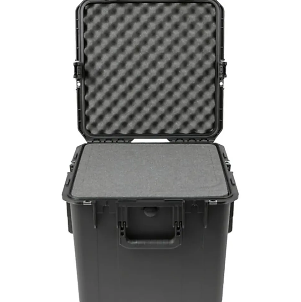 SKB Cases iSeries Protective Case With Cubed Foam Pull-And-Pluck, 17"H x 17"W x 15-3/4"D, Black