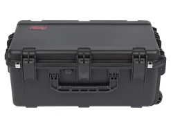 SKB Cases iSeries Protective Case With Cubed Foam And Wheels, 26" x 15" x 10", Black