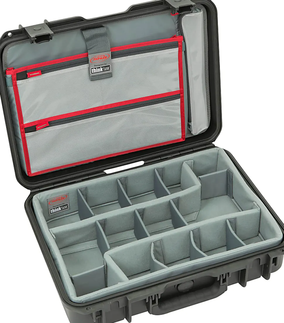 SKB Cases iSeries Protective Case With Padded Dividers And Foam Liner, 17-1/2" x 12" x 4-3/4"
