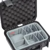 SKB Cases i Series Protective Case With Cubed Foam And Wheels, 20" x 11-1/2" x 10-1/2", Black
