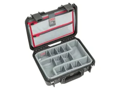 SKB Cases iSeries Protective Case With Padded Dividers And Lid Divider, 14"H x 9-1/2"W x 4-1/2"D