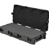 SKB Cases iSeries Protective Case With Layered Foam Interior, Cushion-Grip Handle And In-Line Skate Wheels, 42-1/2"H x 17"W x 7-1/2"D, Black