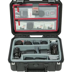 SKB Cases iSeries Protective Electronics Case With Dividers And Lid Organizer, 15