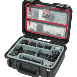 SKB Cases iSeries Protective Electronics Case With Dividers And Lid Organizer, 15