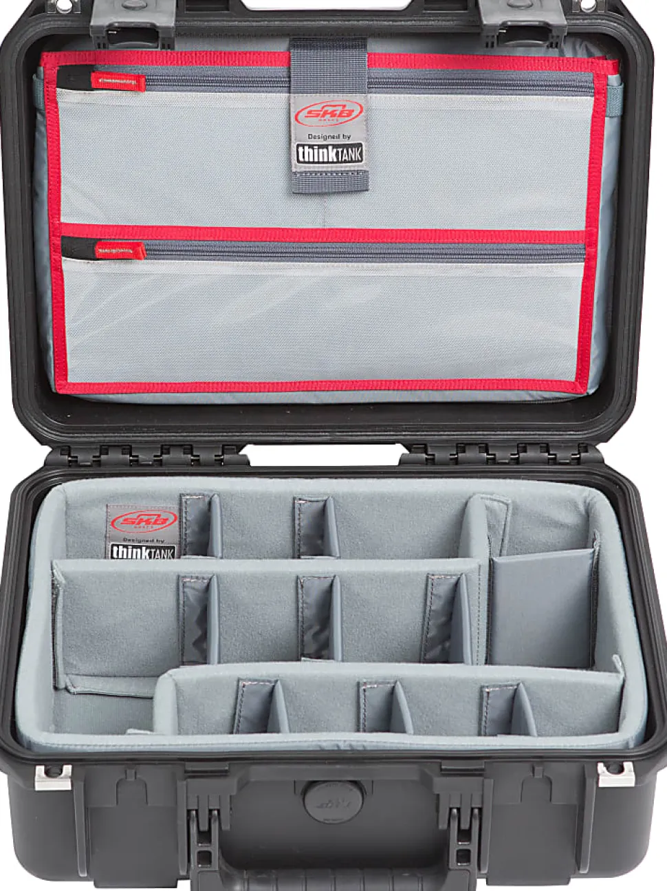 SKB Cases iSeries Protective Electronics Case With Dividers And Lid Organizer, 15" x 10-1/2" x 5-7/8"