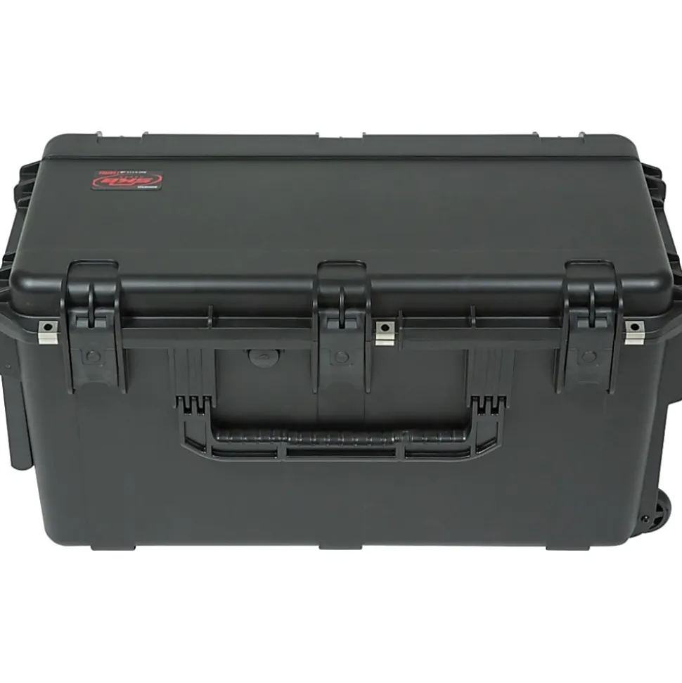 SKB Cases iSeries Protective Case Footlocker With Removable Trays, 29"H x 14"W x 15"D, Black