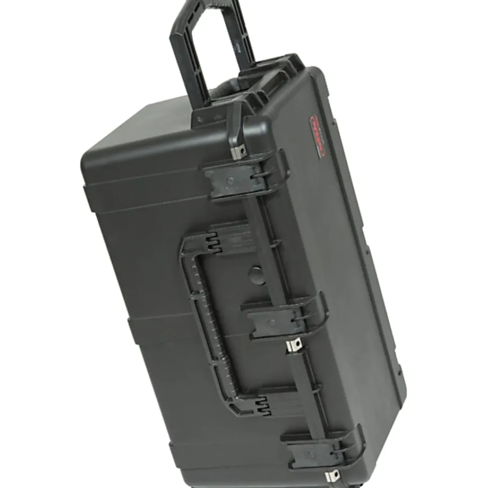 SKB Cases iSeries Protective Case Footlocker With Removable Trays, 29"H x 14"W x 15"D, Black
