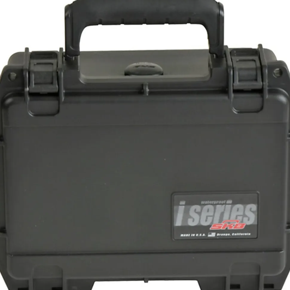 SKB Cases iSeries Small Protective Case With Foam, 8-1/2" x 6" x 6-1/4", Black