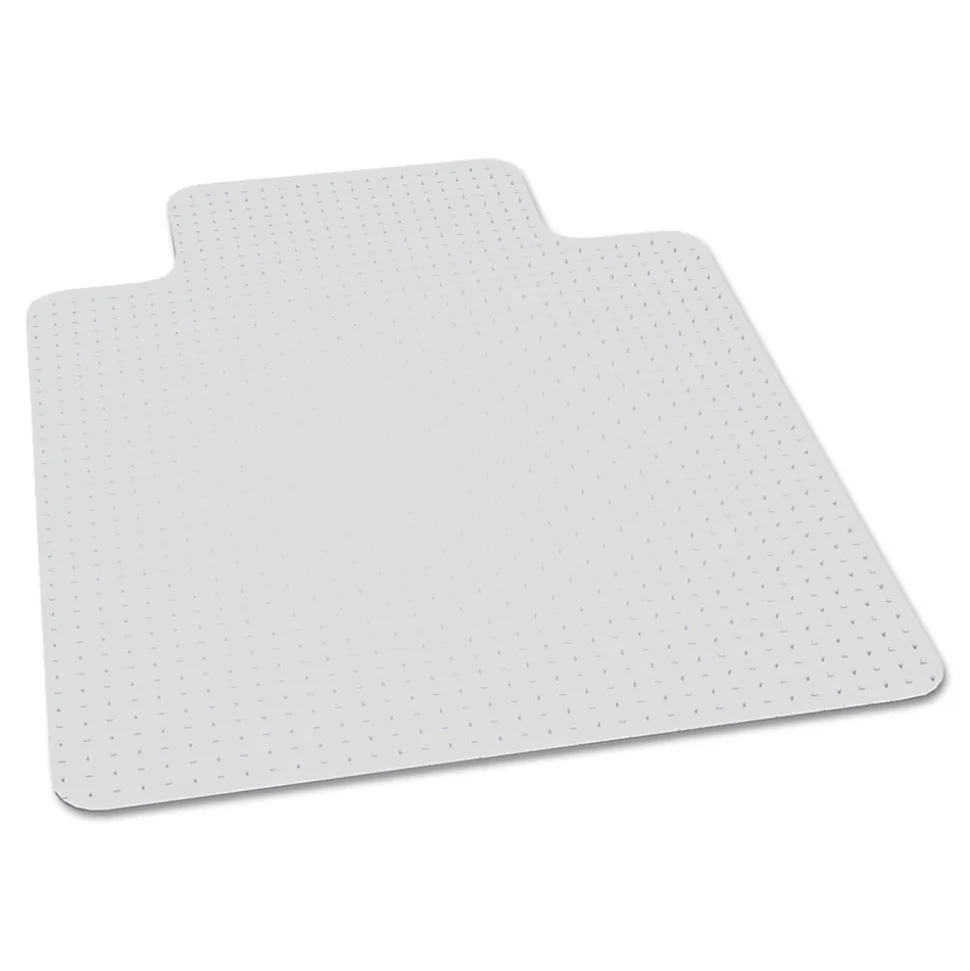 SKILCRAFT® Biobased Chair Mat For Low/Medium Pile Carpet, 46" x 60", Clear (AbilityOne 7220016568315)