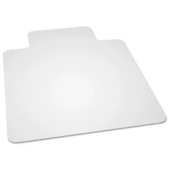SKILCRAFT® Biobased Chair Mat For Hard Floors, 45" x 53", Clear (AbilityOne 7220016568321)