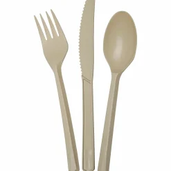 SKILCRAFT® Biobased 3-Piece Dining Sets, Box Of 400 Sets (AbilityOne 7360-01-564-3560)