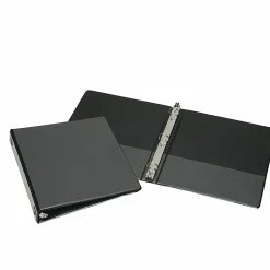 SKILCRAFT® Clear Overlay Ring 3-Ring Binder, 1