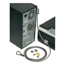 SKILCRAFT® Computer Lock Down Kit, Gray