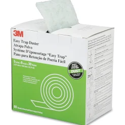 SKILCRAFT® Easy Trap Disposable Mop Duster Sheets, 5" x 6", 60 Per Roll (AbilityOne 7920-01-598-9091)