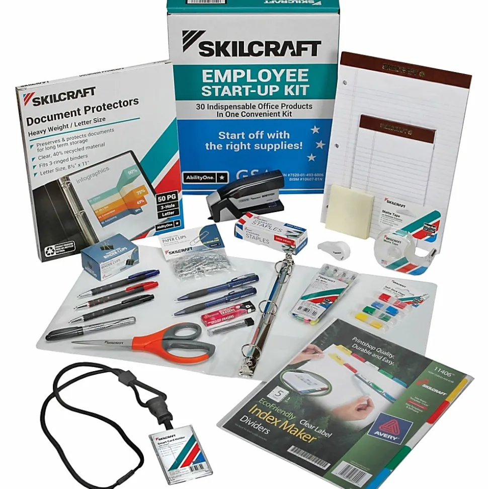 SKILCRAFT® Employee Startup Kit (AbilityOne 7520-01-493-6006)