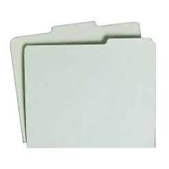 SKILCRAFT File Guide Card Sets, 1/3 Cut, 1st Position, Letter Size, 50% Recycled, Green, Pack Of 100 (AbilityOne 7530-00-988-6515)