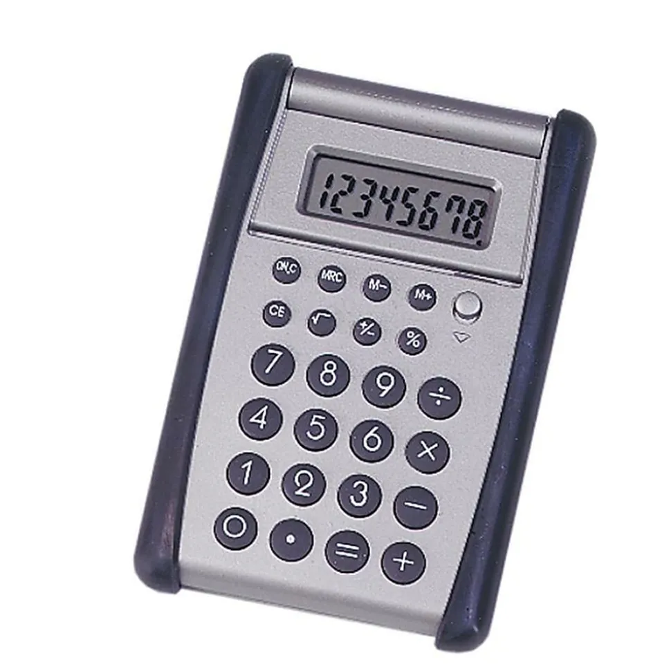 SKILCRAFT Flip-Up Calculator, Black/Silver (AbilityOne 7420-01-484-4559)