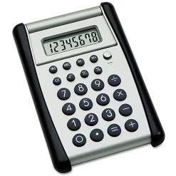 SKILCRAFT Flip-Up Calculator, Black/Silver (AbilityOne 7420-01-484-4559)