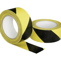 SKILCRAFT® Floor Safety Marking Tape, 2" x 108", Black (AbilityOne 7510-01-617-4251)