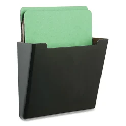 SKILCRAFT® Hanging Wall Files, 13 1/4" x 4" x 14 7/8", Smoke, Pack Of 3