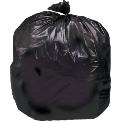 SKILCRAFT Heavy-Duty Dark Brown Trash Bags, 33 Gallons, Box Of 125 (AbilityOne 8105-01-183-9769)