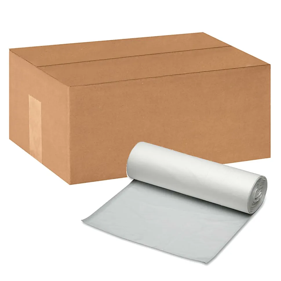 SKILCRAFT High Density (HDPE) Coreless Roll Liners, 33" x 40", 33 Gallons, Box Of 250 (AbilityOne 8105-01-557-4983)