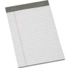 SKILCRAFT® Linen Top Writing Pads, 5" x 8", White, 50 Sheets, Pack Of 12 (AbilityOne 7530-01-447-1355)