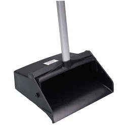 SKILCRAFT Long Handle Dustpan, Black (AbilityOne 7290-01-460-6663)