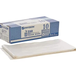 Skilcraft® Maximum Performance Can Liners, 24" x 23", Clear, Box Of 250