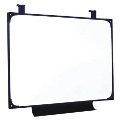 SKILCRAFT® Melamine Dry-Erase Marker Whiteboard, 29" x 38 1/2", Plastic Frame With Black Finish (AbilityOne 7520 01 454 5704)