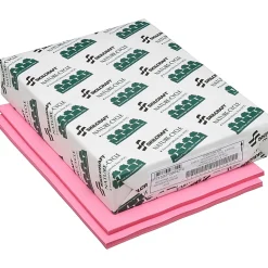 SKILCRAFTĀ® Neon Color Copy Paper, Neon Pink, Letter (8.5" x 11"), 500 Sheets Per Ream, 20 Lb, 30% Recycled