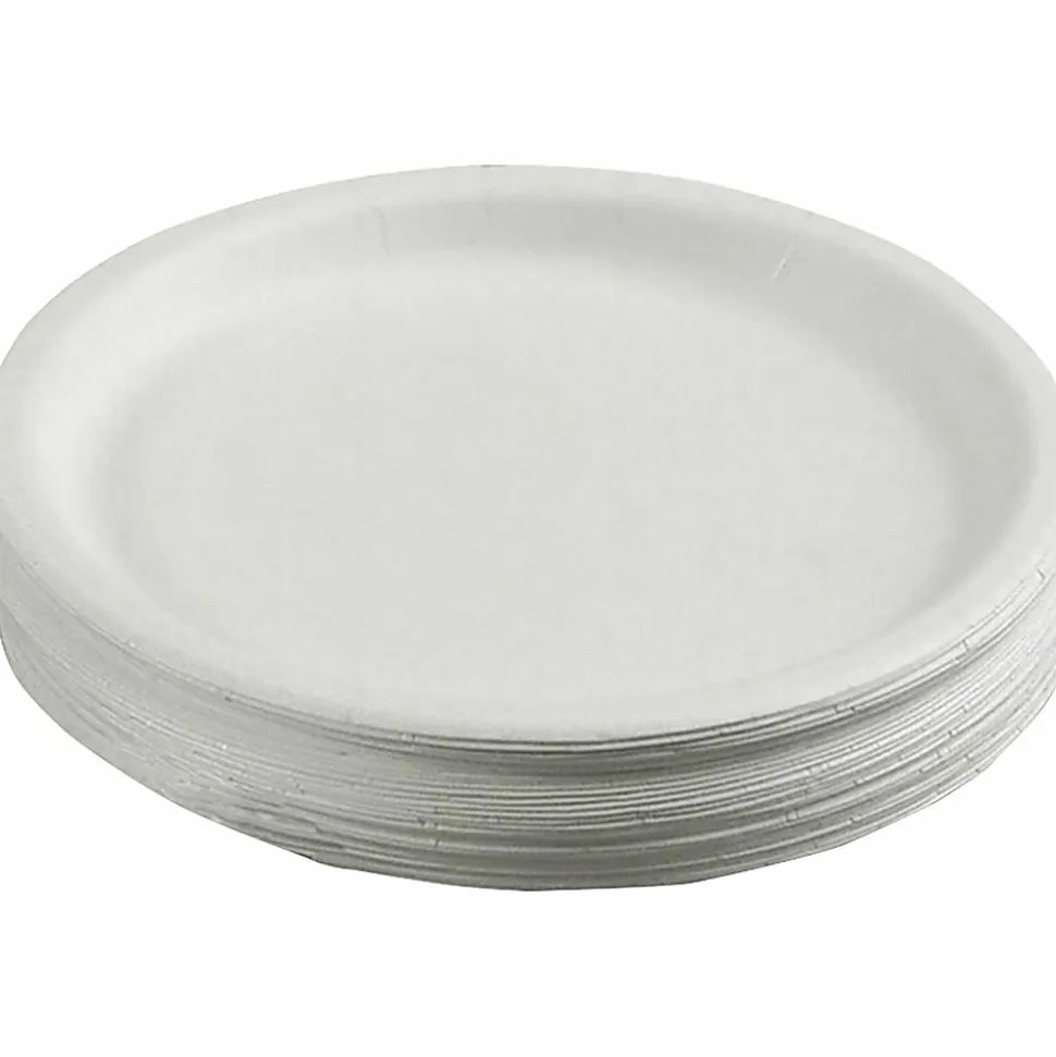 SKILCRAFT Paper Plates, 6", 1/2" Deep, Box Of 1,000 (AbilityOne 7350-00-899-3054)