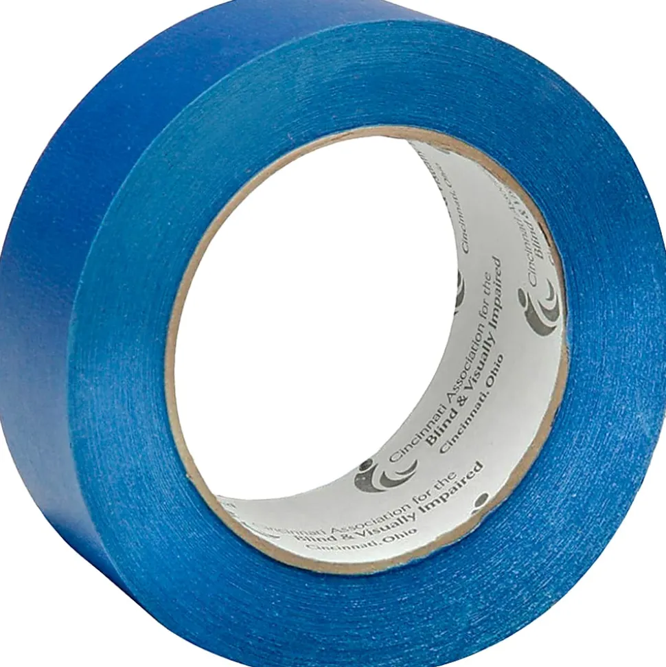 SKILCRAFT® Premium Painters Tape, 1" x 60 Yd, Blue (AbilityOne 7510-01-456-7877)